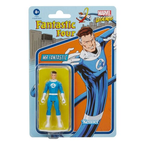 Figurine Marvel Legends Retro - Les Quatre Fantastiques - Mr Fantastic 10cm